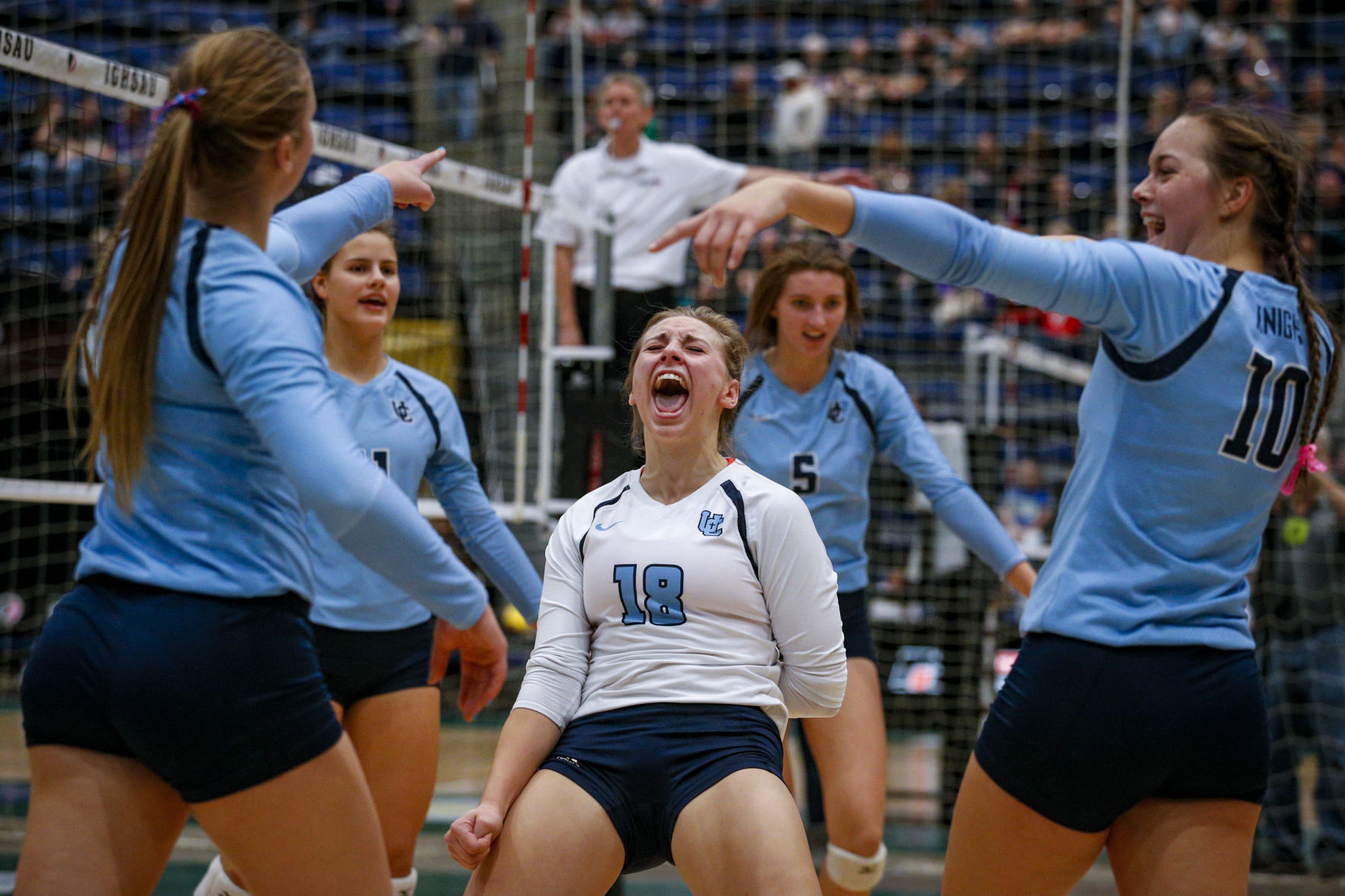 Unity Christian vs Mediapolis state volleyball